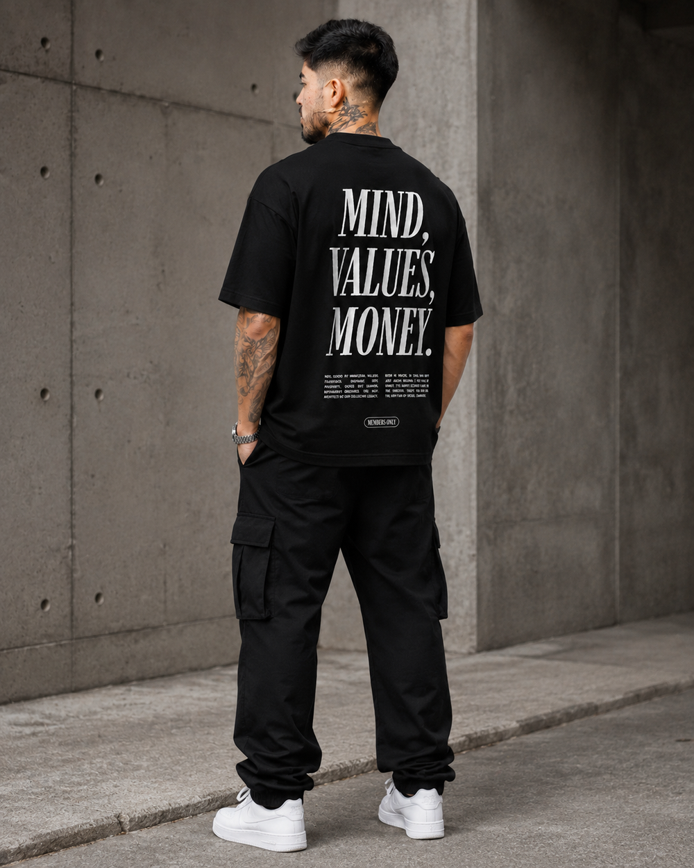 Camiseta Mind Values Money