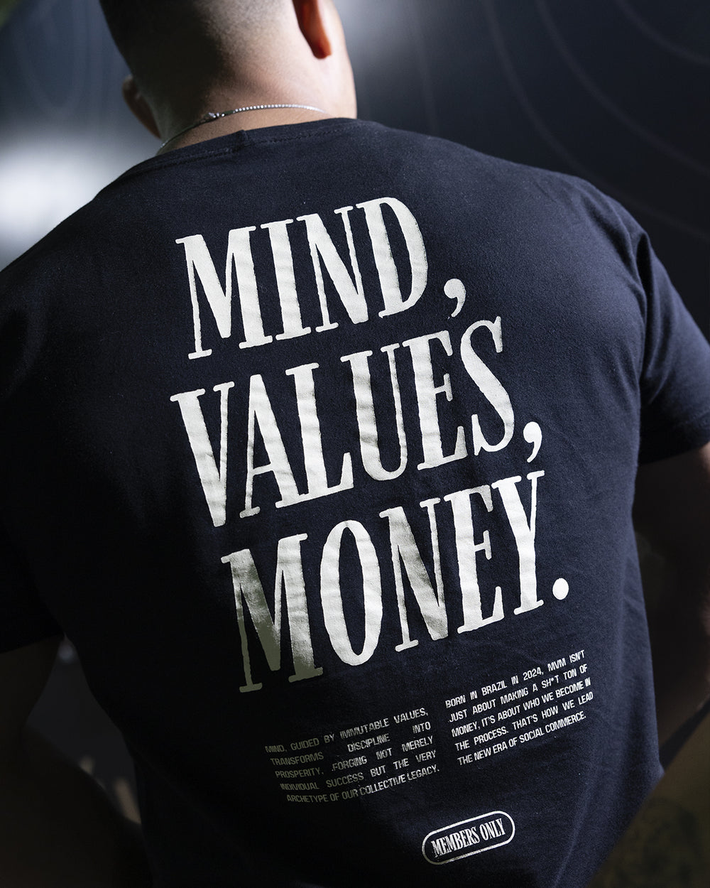 Camiseta Mind Values Money