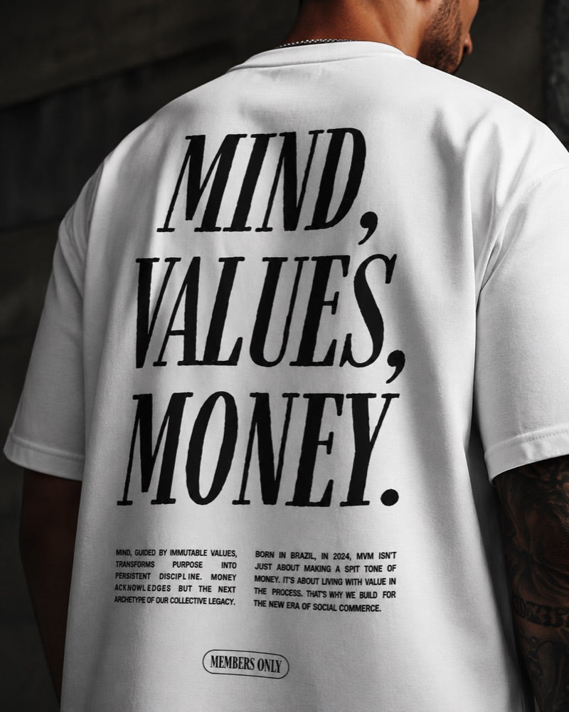Camiseta Mind Values Money