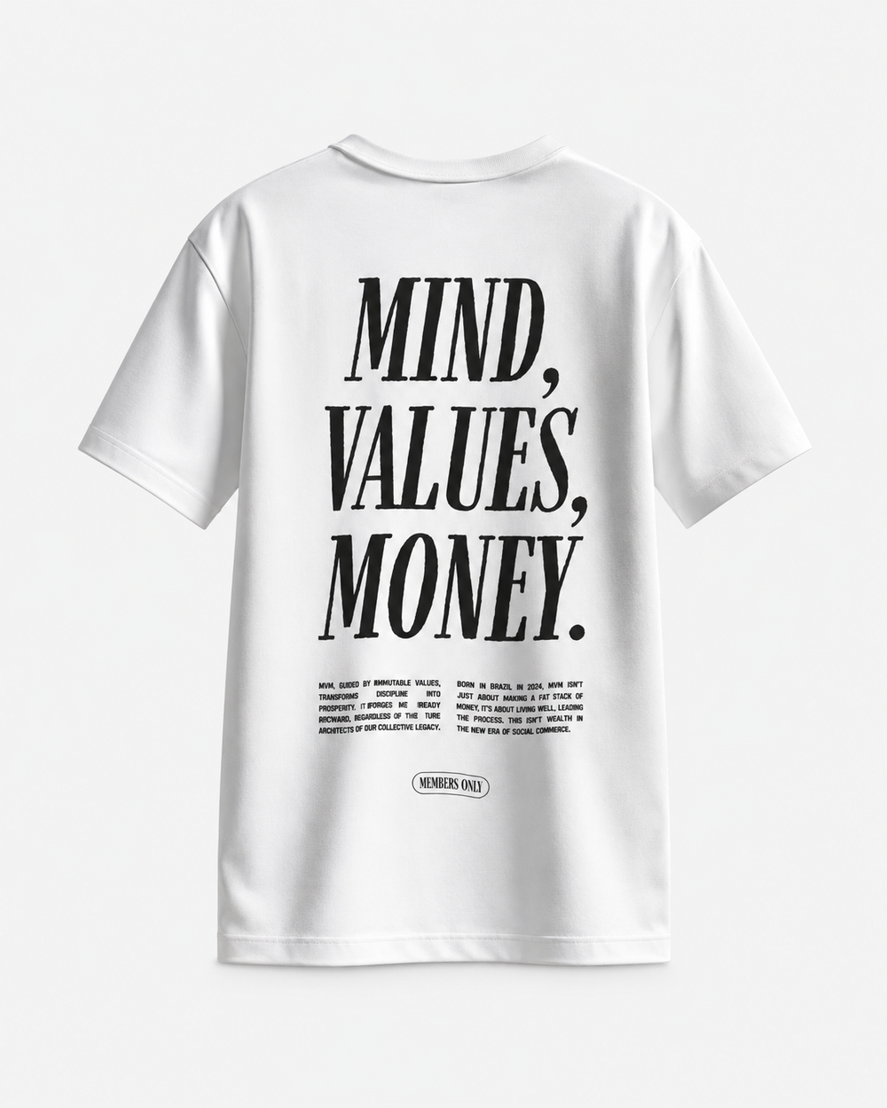 Camiseta Mind Values Money