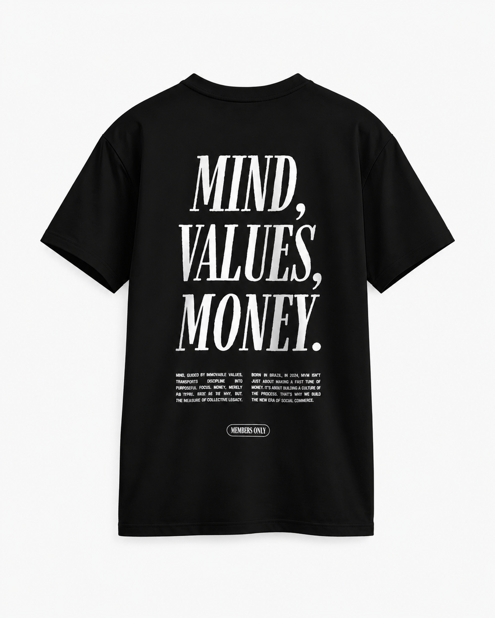 Camiseta Mind Values Money