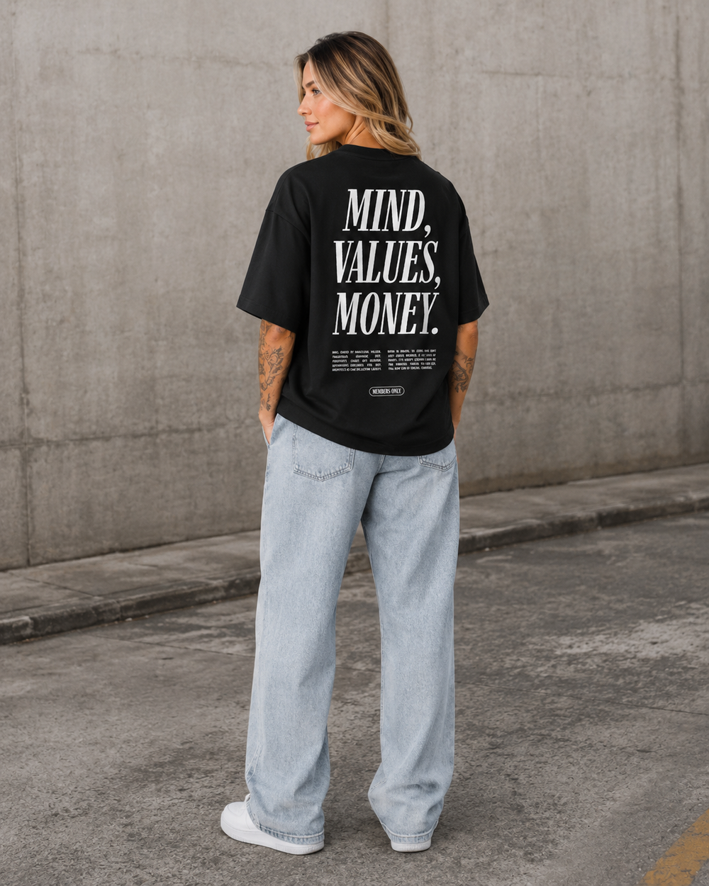 Camiseta Mind Values Money